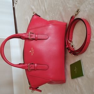 ♠️ NWOT Kate Spade Charlotte Street Red Small Sloane Satchel Crossbody Bag ♠️